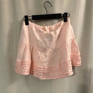 Juicy Couture Skirt • Small • Baby Pink Ruffle Mini